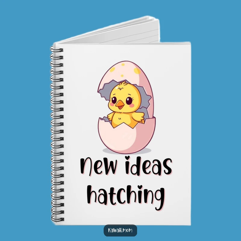 Funny Chick Hatching Notebook - Quirky Character Journal for Daily Jotting